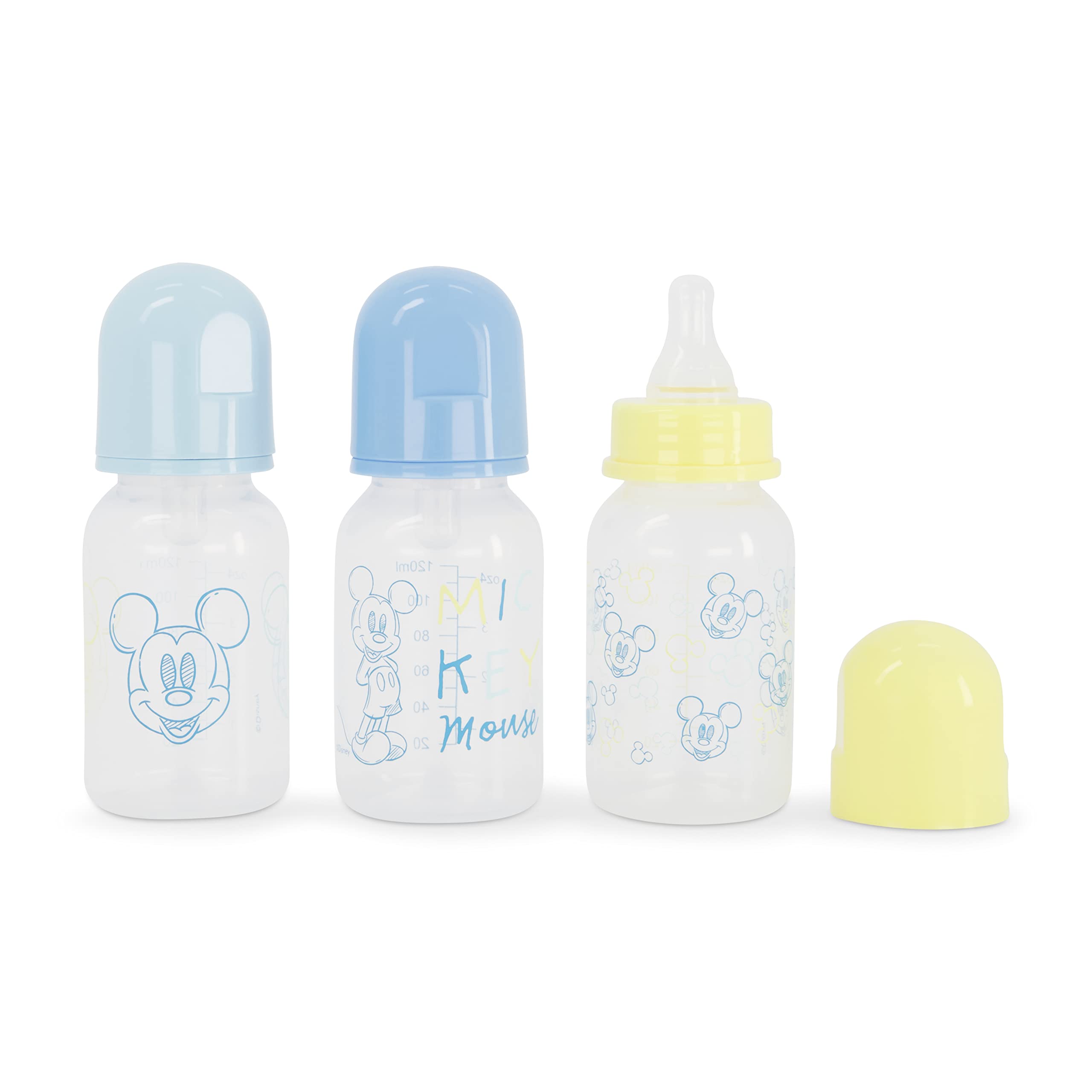 1990年代レトロアンティークミッキー哺乳瓶Disney baby bottle Amazon.com : Baby Bottles 5 oz for Boys and Girls| 3 Pack of